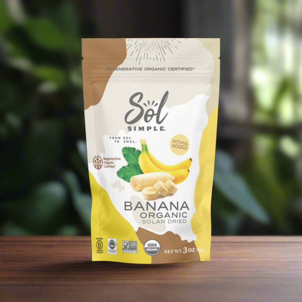 SOLAR DRIED BANANA REGENERATIVE ORGANIC CERTIFIED® 3 oz