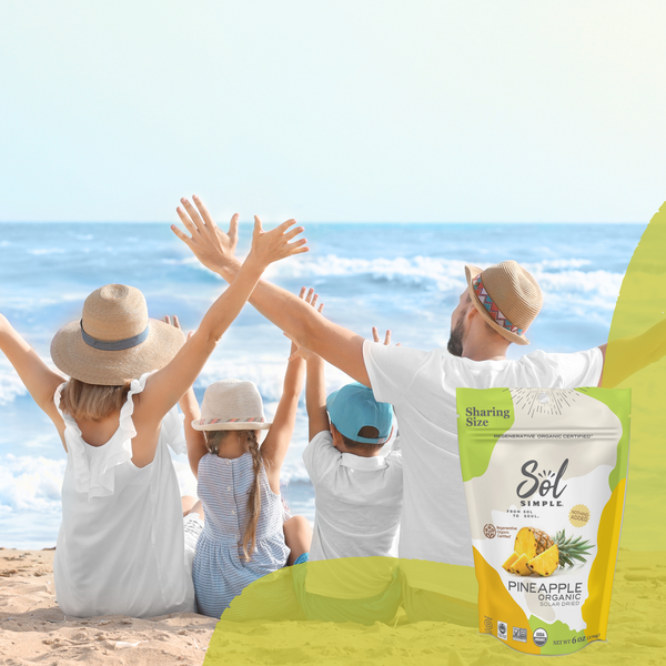 SOLAR DRIED PINEAPPLE REGENERATIVE ORGANIC CERTIFIED® 3 oz