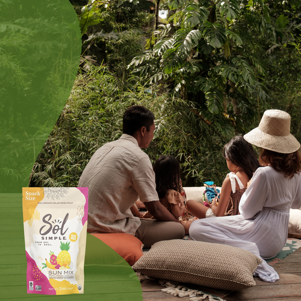 TROPICAL DRIED FRUIT MIX WITH REGENERATIVE ORGANIC CERTIFIED® INGREDIENTS 3 oz