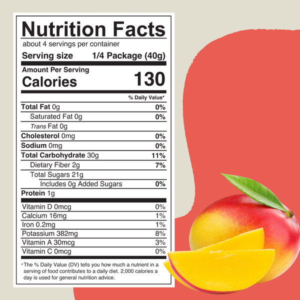 SOLAR DRIED MANGO REGENERATIVE ORGANIC CERTIFIED® 6 oz - 6 pack  (10% discount)