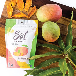 REGENERATIVE ORGANIC CERTIFIED™ SOLAR DRIED MANGO FRUIT SNACKS