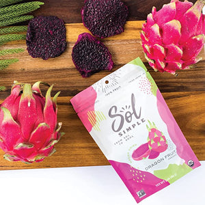 Organic Dried Dragon Fruit Snack