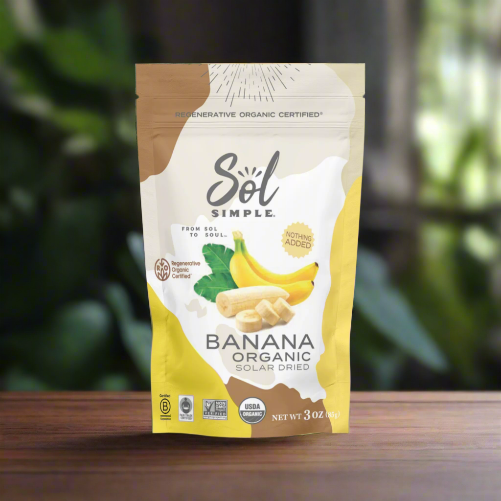 Regenerative Organic Dried Banana | Sol Simple – Sol Simple LLC