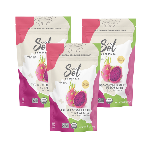 ORGANIC SOLAR DRIED DRAGON FRUIT (PITAHAYA)