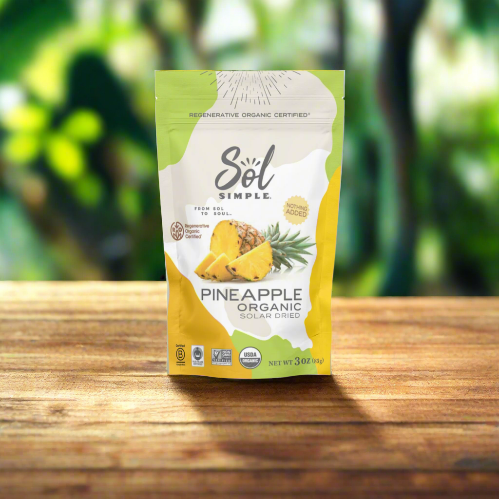 Solar Dried Pineapple | Dried Organic Pineapple – Sol Simple LLC